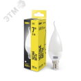 Лампа IEK LED7 C37 07W 4000K E14 свеча на ветру
