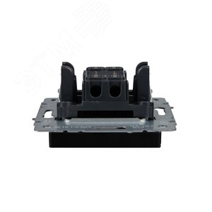 Выключатель IEK BRITE 1кл черный