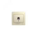 Розетка GLOSSA GSL000281 RJ45 бежевый