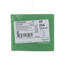 УЗО 25A 2П EASY9 AC 30мА диф. выкл. 
