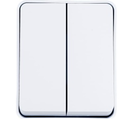 Выключатель AtlasDesign PROFI54 ATN540151 2кл белый