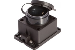 Розетка АБК с крышкой каучук 16А 220В с з/к IP44 2903021