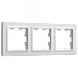 Рамка IEK BRITE 3поста белый