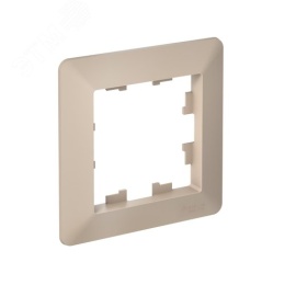 Рамка AtlasDesign AIR ATN221201 1-ая песок/дымчатый белый