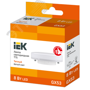 Лампа IEK LED8 8W 220V GX53 3000K