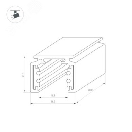 Драйвер ARLIGHT 023628 ARS-200-12-L 12V 16,7A 200W