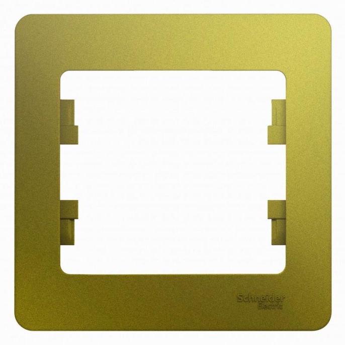 Рамка GLOSSA GSL001001 1пост фисташка