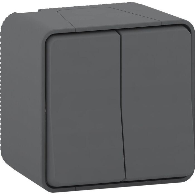 Переключатель SE MUREVA MUR35022 2кл, антрацит, наружный