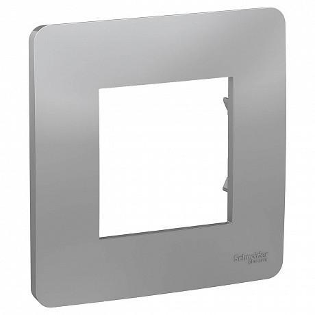 Рамка UNICA STUDIO NU200230 1пост алюминий