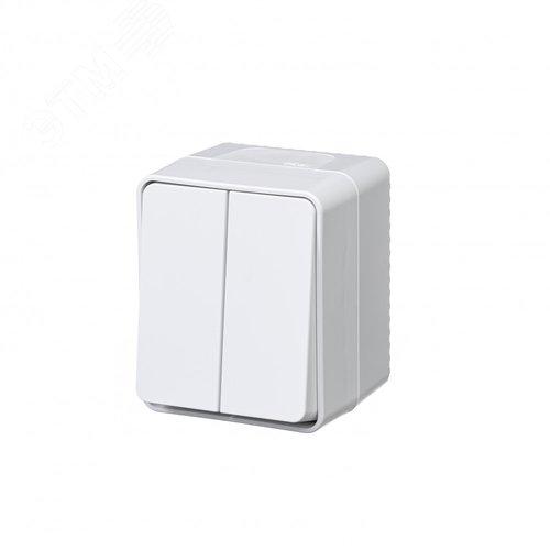 Выключатель AtlasDesign PROFI54 ATN540151 2кл белый