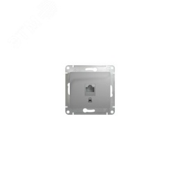 Розетка GLOSSA GSL000381 RJ45 алюм.