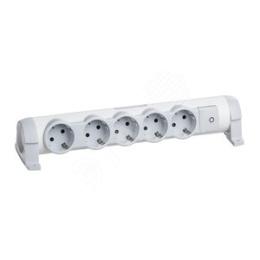 Удлинитель LEGRAND 694634 5*2k+3 без шнура 3500вт повор.блок