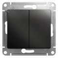 Выключатель GLOSSA GSL000751 2кл, механизм, антрацит