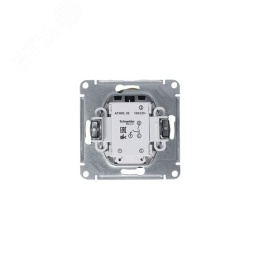 Выключатель AtlasDesign ATN000753 2кл с подсв., грифель, механизм