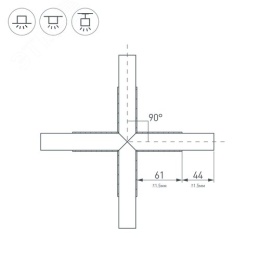 Пульт ARLIGHT 031934 SMART-R24-DIM 12-24V 1 зона
