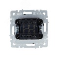 Переключатель IEK BRITE 2кл маренго