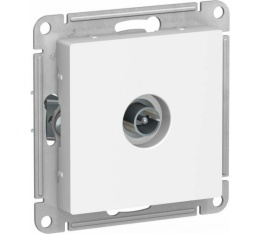 Розетка AtlasDesign ATN000193 TV, белый, механизм