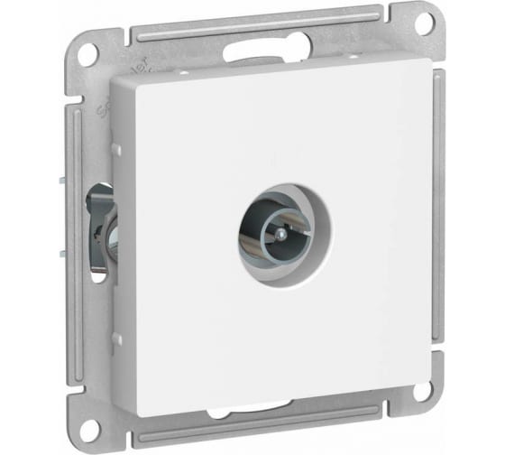 Розетка AtlasDesign ATN000193 TV, белый, механизм