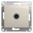 Розетка GLOSSA GSL000991 TV молочная