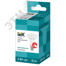 Лампа IEK LED3 R39 3W E14 4000K рефлектор
