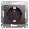 Розетка GLOSSA GSL001443 1ая c/заз. сиреневый туман
