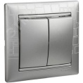 Legrand Valena 770105 Выключатель 2кл. алюм. 