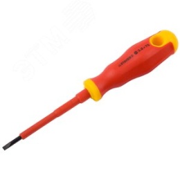Отвертка STAYER PROFI ELEKTRO 25141-03-07 SL3.0*75мм диэ.до 1000в, эргоном двухком.рук.SL4.0*100мм