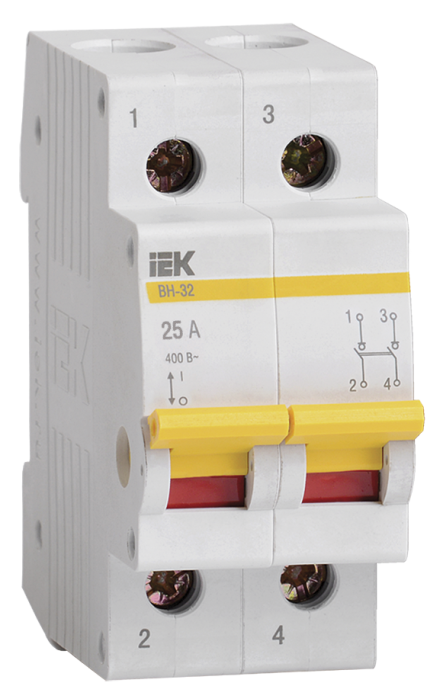 Выключатель нагрузки IEK 25А 2Р ВН-32