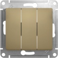 Выключатель GLOSSA GSL000431 3кл, механизм, титан