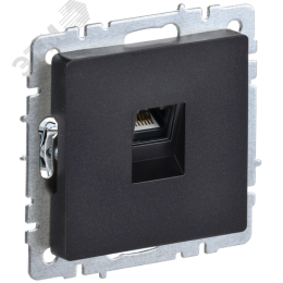 Розетка IEK BRITE компьют. RJ45 черный