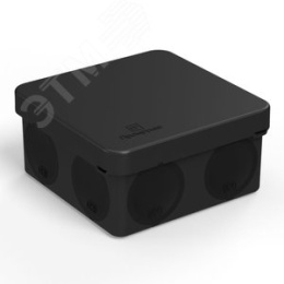 Коробка ПРОМРУКАВ 60-0210-9005 80*80*40 (черная) под мон.пистолет