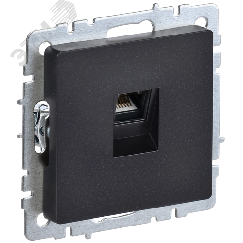 Розетка IEK BRITE компьют. RJ45 черный
