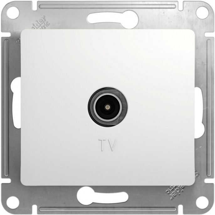 Розетка GLOSSA GSL000191 TV белый