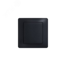Переключатель GLOSSA GSL000761 1кл, механизм, антрацит