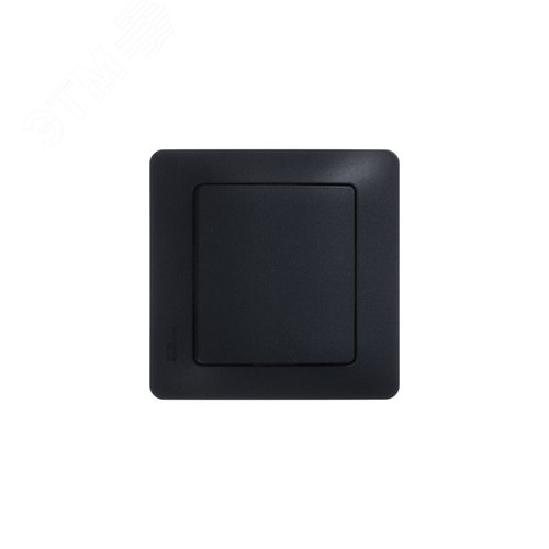 Переключатель GLOSSA GSL000761 1кл, механизм, антрацит