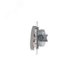 Выключатель GLOSSA GSL001251 2кл, механизм, платина