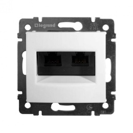 Legrand Valena 774238 Розетка 1*RJ45 UTP Cat5e на винтах белая 