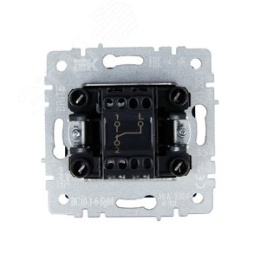 Переключатель IEK BRITE 1кл маренго