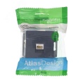 Розетка AtlasDesign ATN000783 RG45, грифель, механизм