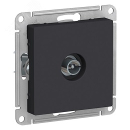 Розетка AtlasDesign ATN001093 TV карбон, механизм