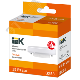 Лампа IEK LED15 15W 220V GX53 3000K