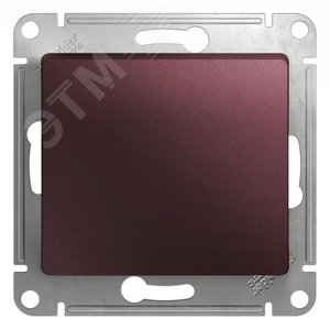 Выключатель GLOSSA GSL001111 1кл, механизм, баклажановый