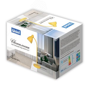 Настольная лампа UNIEL UML-B701-60W/Е27  ЧЕРНЫЙ