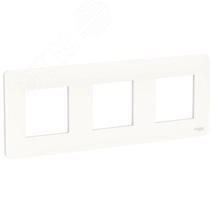 Рамка UNICA STUDIO NU200618 3поста белый