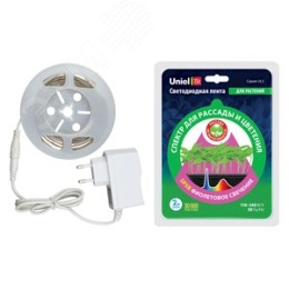 Комплект ленты UNIEL ULS-P77-2835-42LED/M-IP20-2m для растений(рассада и цветение)