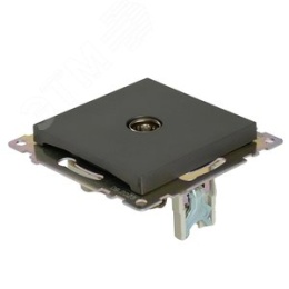 Розетка TV STEKKER GLS00-7108-06 графит, (механизм) серия КАТРИН