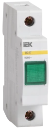 Лампа сигн. компакт. IEK ЛС-47 зеленая (LED) AC/DC 